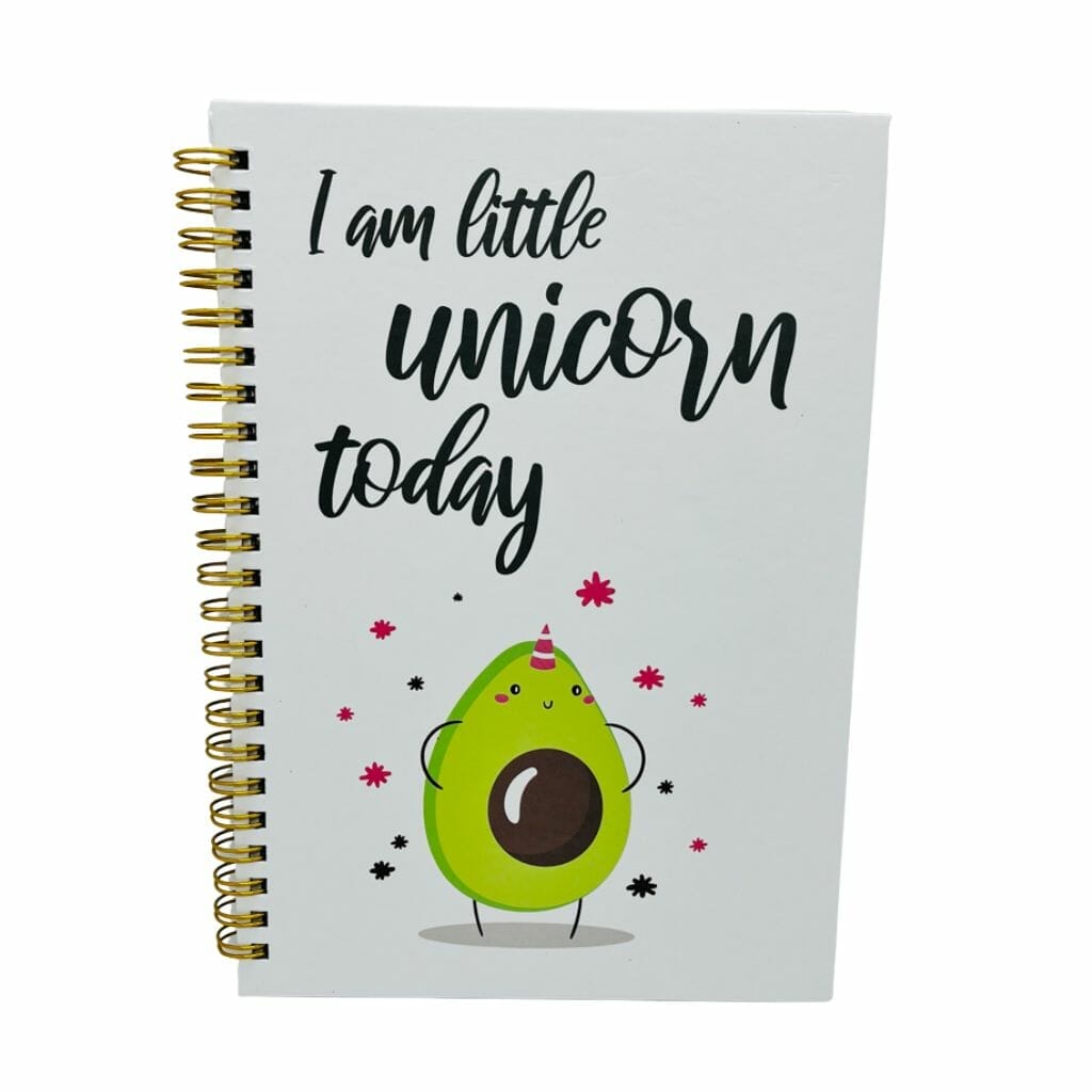 Cuaderno A5 80 Hojas De Puntos Diseño I Am Little Unicorn Today Cositaskawaii 8149